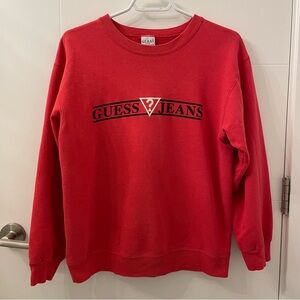 GUESS Red Crewneck
